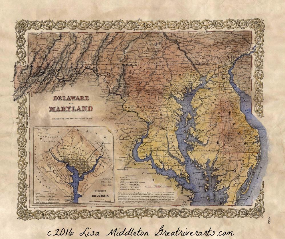 004 1855 Delaware Maryland and Washington D.C.