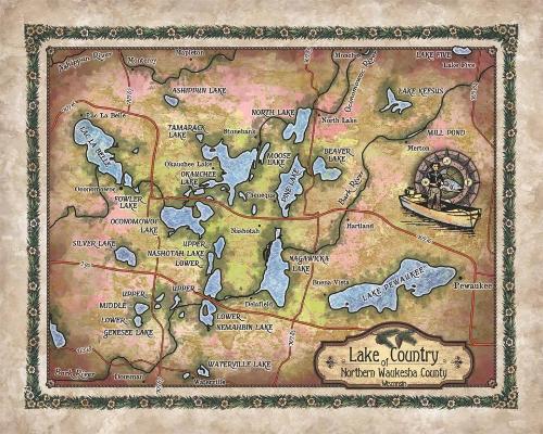 Lake Country of Northern Waukesha County Wisconsin