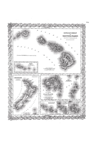 Archived Hawaii Maps and lithographs