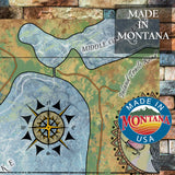 Minnesota Lower Cullen Lake map art map art on Wood or Metal for Lake House, Man Cave, vintage map art gift, Custom map art