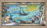 Commemorative map of the Florida Keys- Wide Version