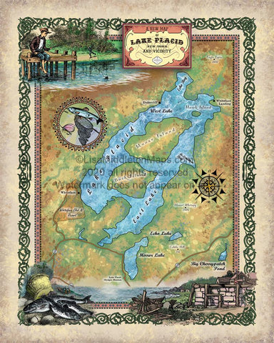 273-Lake Placid, New York custom map