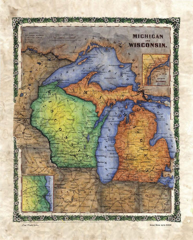 073 Michigan and Wisconsin 1858