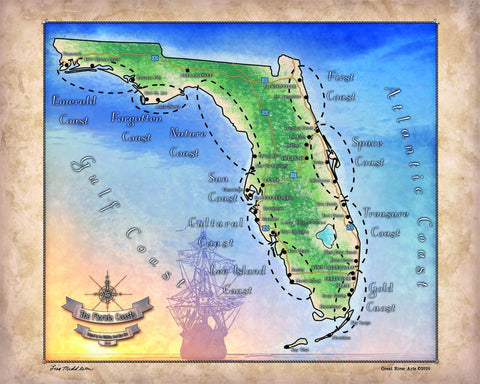 265-The Coasts of Florida