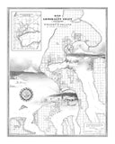 181 Map of Admiralty Inlet and Environs, including Whidby’s Island and Port Townsend