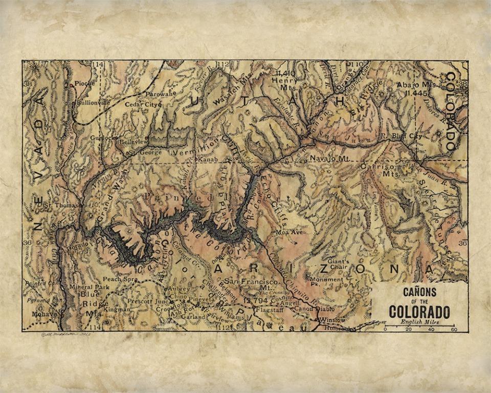 025 Canyons of the Colorado, Arizona 1906