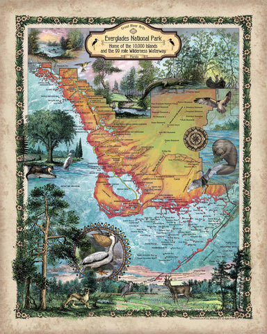 Everglades association updated map