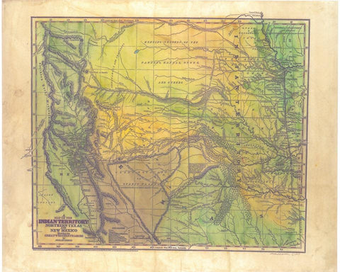 267-Indian Territories 1844