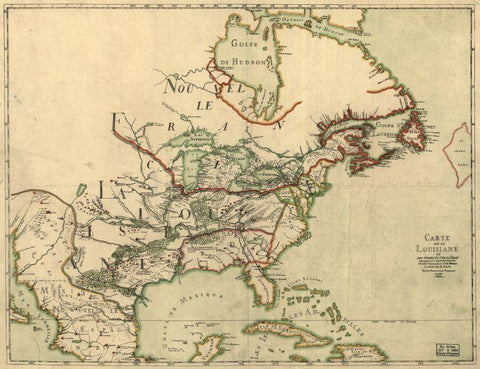 Educational Map Series: Franquelin's Map of Louisiana, 1684