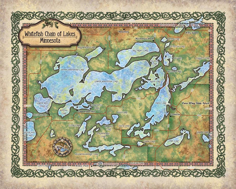 Whitefish Chain of Lakes, Minnesota