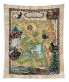 156 Hiking trails of Yellowstone National Park Custom Designed by Lisa Middleton